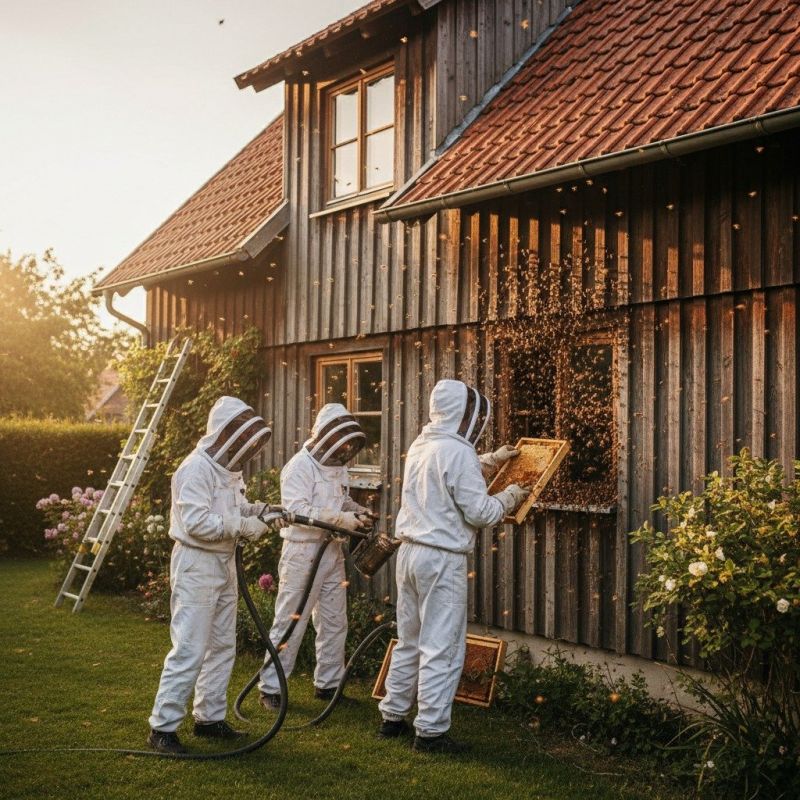 Local Wasp Hive Removal pros at work